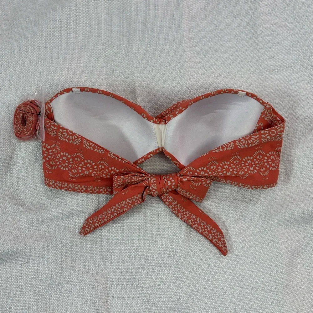NWOT Robin Piccone Bandeau Bikini Top Sz S | Robin Piccone Bikini | Swim Top - - Picture 5 of 7